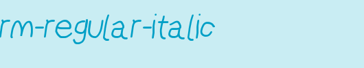 AppleStorm-Regular-Italic