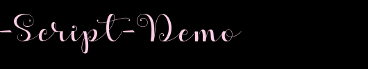 Apples-Script-Demo_英文字体