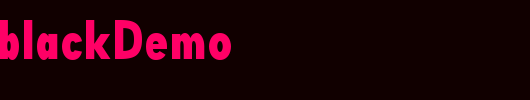 AprikasblackDemo_英文字体