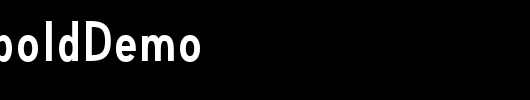 AprikasboldDemo_英文字体