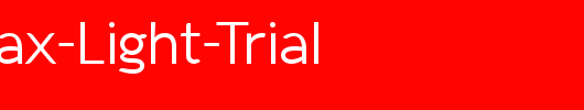 Aquawax-Light-Trial_英文字体