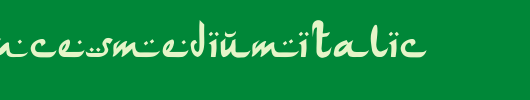 ArabDancesMediumItalic