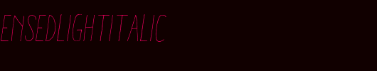 AracneCondensedLightItalic