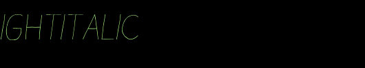 AracneLightItalic