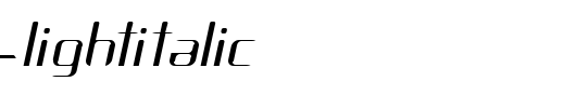 Arbeka-LightItalic