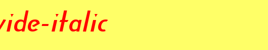 ArcaneWide-Italic.Ttf