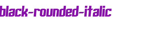 Archery-Black-Rounded-Italic