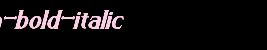 Arneson-Bold-Italic