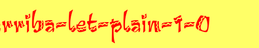 Arriba-Arriba-LET-Plain-1-0.TTF