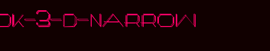 Artlook-3-D-Narrow.ttf