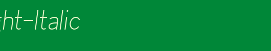 Arvin-Light-Italic_英文字体