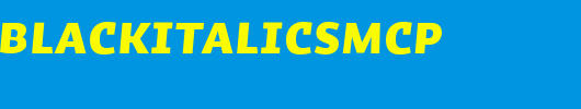 Auto1-BlackItalicSmCp.ttf