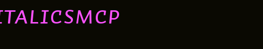 Auto1-ItalicSmCp.ttf