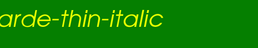 AvantGarde-Thin-Italic.ttf