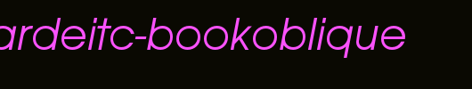 AvantGardeITC-BookOblique.otf