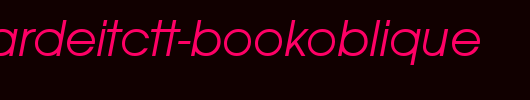 AvantGardeITCTT-BookOblique.ttf
