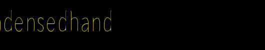 AvenirCondensedHand