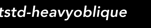 AvenirLTStd-HeavyOblique.otf