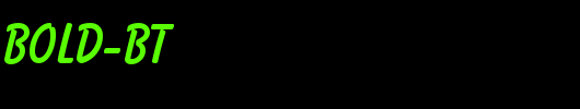 Balloon-Bold-BT_英文字体