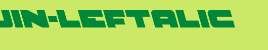 Banjin-Leftalic.ttf