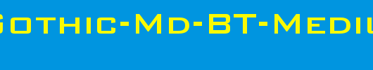 BankGothic-Md-BT-Medium_英文字体