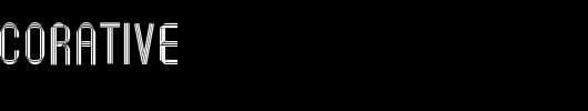 Baton-Decorative_英文字体