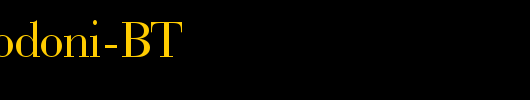 Bauer-Bodoni-BT_英文字体