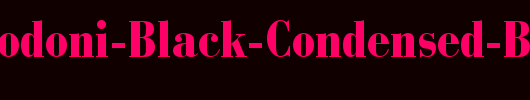 Bauer-Bodoni-Black-Condensed-BT_英文字体