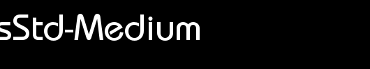 BauhausStd-Medium_英文字体
