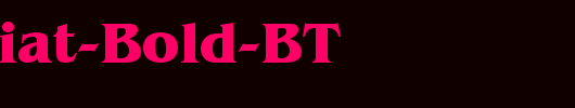 Benguiat-Bold-BT_英文字体