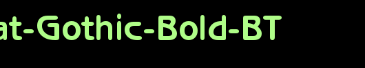 Benguiat-Gothic-Bold-BT_英文字体