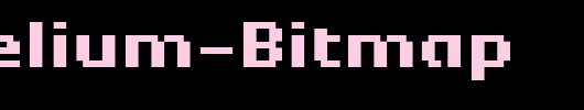 Berkelium-Bitmap_英文字体