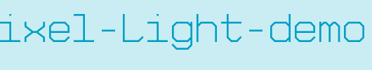 Big-Pixel-Light-demo_英文字体