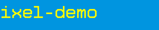 Big-Pixel-demo_英文字体