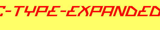 Bionic-Type-Expanded-Italic_英文字体