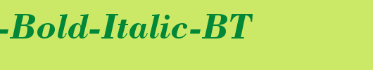 Bodoni-Bold-Italic-BT_英文字体