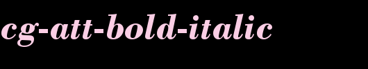 Bodoni-CG-ATT-Bold-Italic.ttf