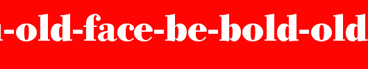 Bodoni-Old-Face-BE-Bold-Oldstyle-Figures.ttf
