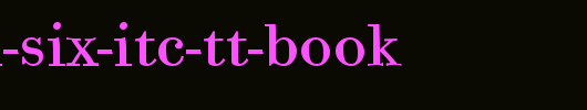 Bodoni-Six-ITC-TT-Book.ttf