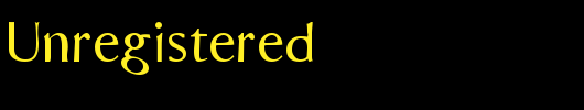 Bordini-Unregistered_英文字体