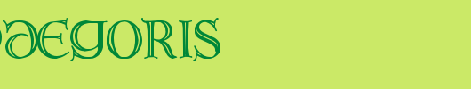 Brandegoris_英文字体