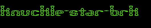 Brass-Knuckle-Star-BRK.ttf