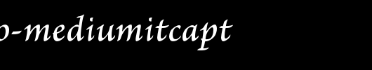 BriosoPro-MediumItCapt.otf
