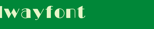BroadwayFont.otf