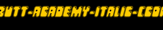 Bubble-Butt-Academy-Italic-[copy-1].ttf