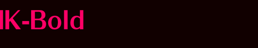 CHei3HK-Bold_其他字体