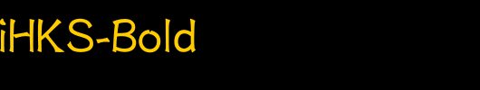 CWeiBeiHKS-Bold_其他字体
