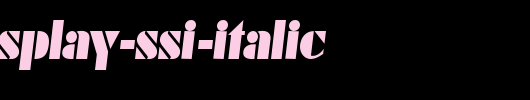 Cado-Display-SSi-Italic.ttf