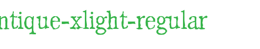 CalgaryAntique-Xlight-Regular.ttf