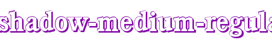 CalgaryShadow-Medium-Regular.ttf